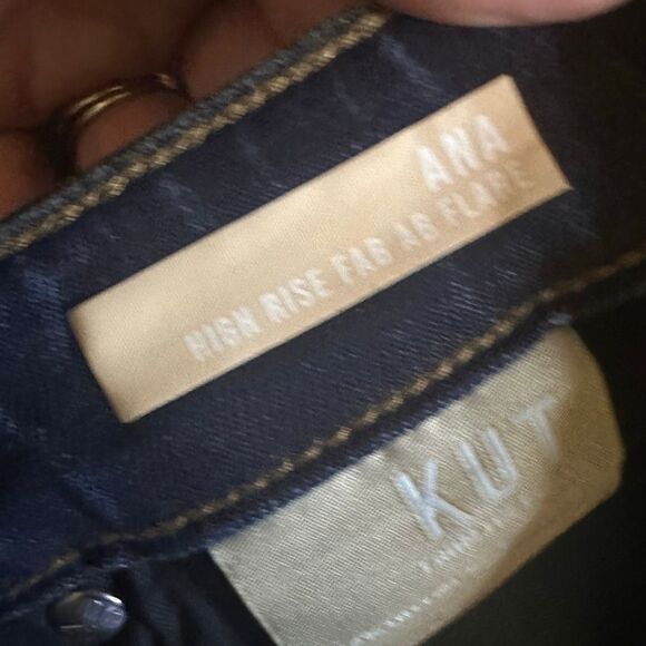 NWT Kut from the Kloth high rise Ana fab ab flare 16w - Picture 8 of 14